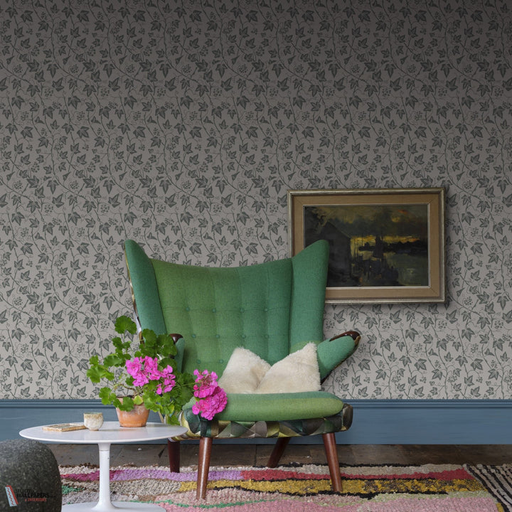 Ivy behang-Farrow & Ball-wallpaper-tapete-Selected-Wallpapers-Interiors