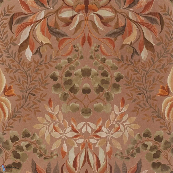 Karakusa-behang-Tapete-Designers Guild-Copper-Rol-PDG1157/03-Selected Wallpapers