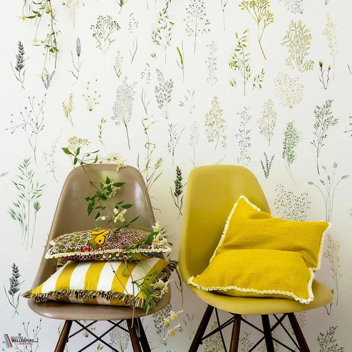 Les Graminees behang-Pierre Frey-wallpaper-tapete-Selected-Wallpapers-Interiors