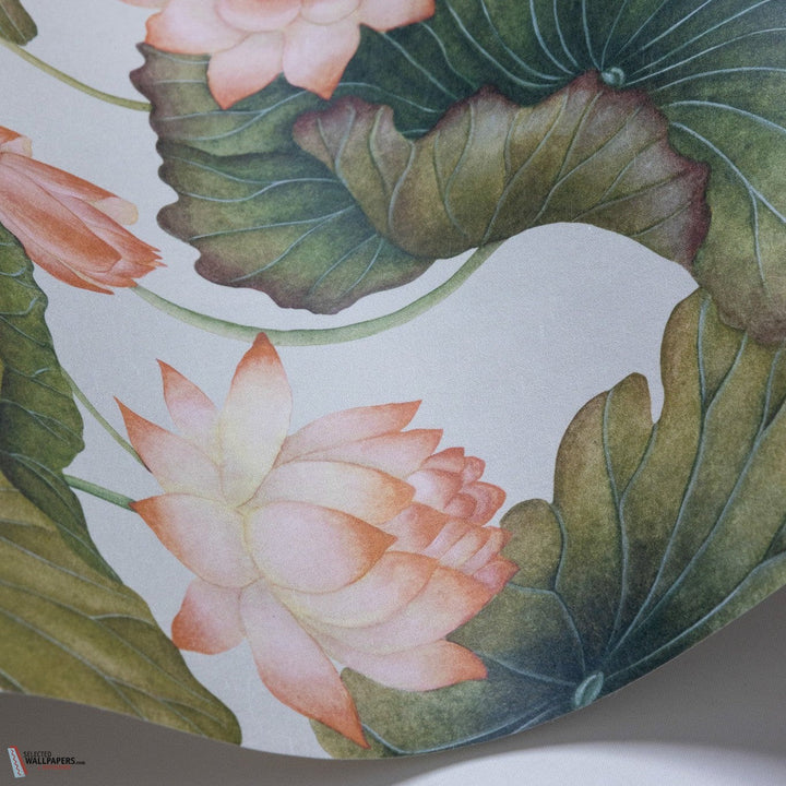 Lily Lotus behang-Cole & Son-wallpaper-tapete-Orange & Olive-Rol-Selected-Wallpapers-Interiors