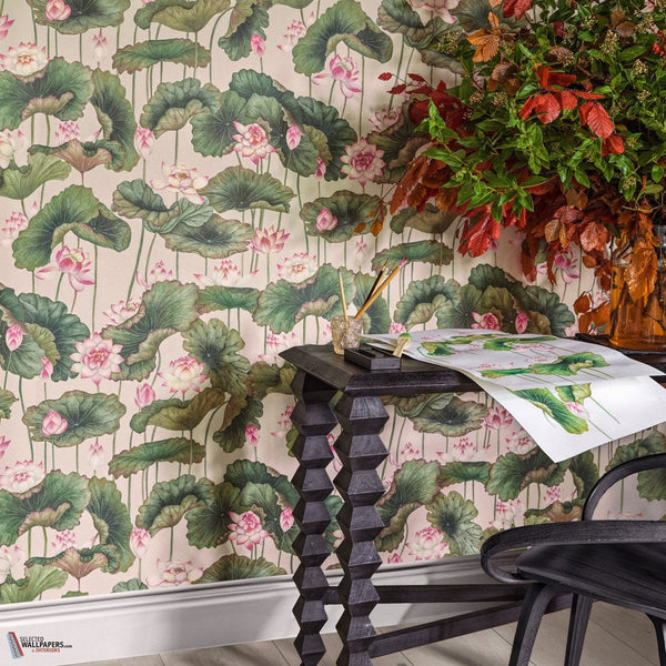 Lily Lotus behang-Cole & Son-wallpaper-tapete-Selected-Wallpapers-Interiors