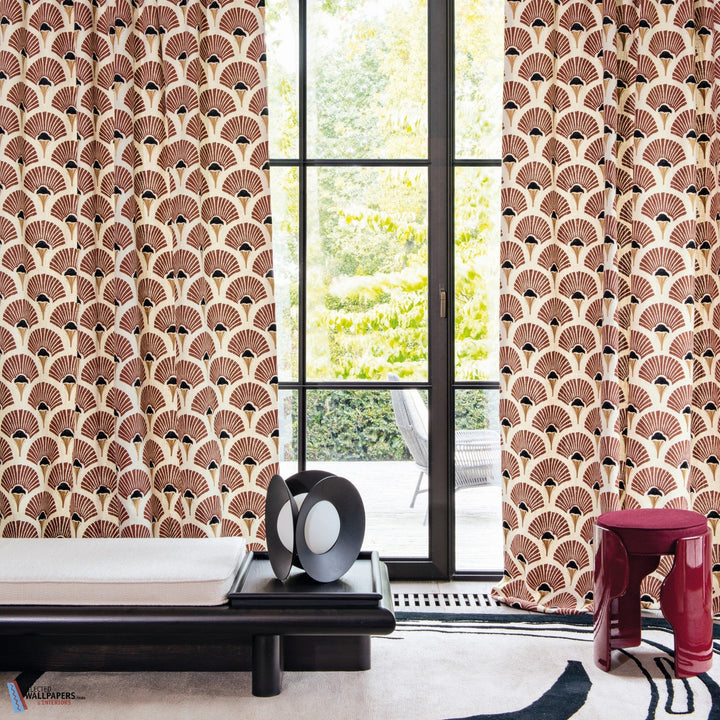 Linefolia stof-Casamance-Selected-Wallpapers-Interiors