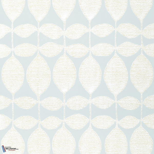 Lola-Thibaut-wallpaper-behang-Tapete-wallpaper-Pearl on Soft Blue-Rol-Selected Wallpapers