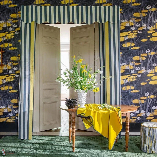 Lotus behang-Pierre Frey-wallpaper-tapete-Selected-Wallpapers-Interiors