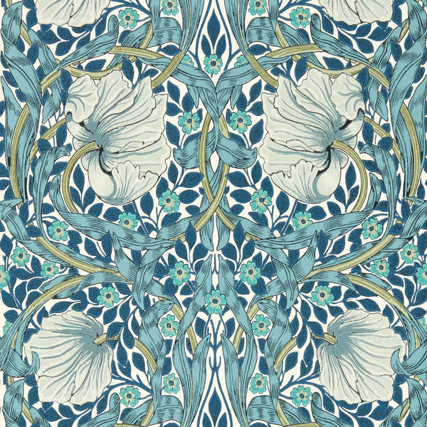 Pimpernel behang-Behang-Morris & Co-Cobalt/Mineral-Rol-Selected Wallpapers &amp; Interiors