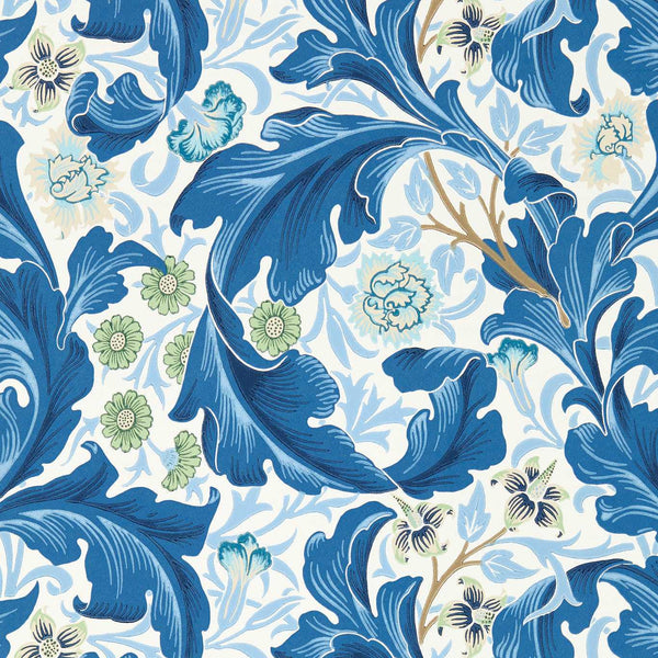 Leicester behang-behang-Morris & Co-Paradise Blue-Rol-Selected Wallpapers &amp; Interiors