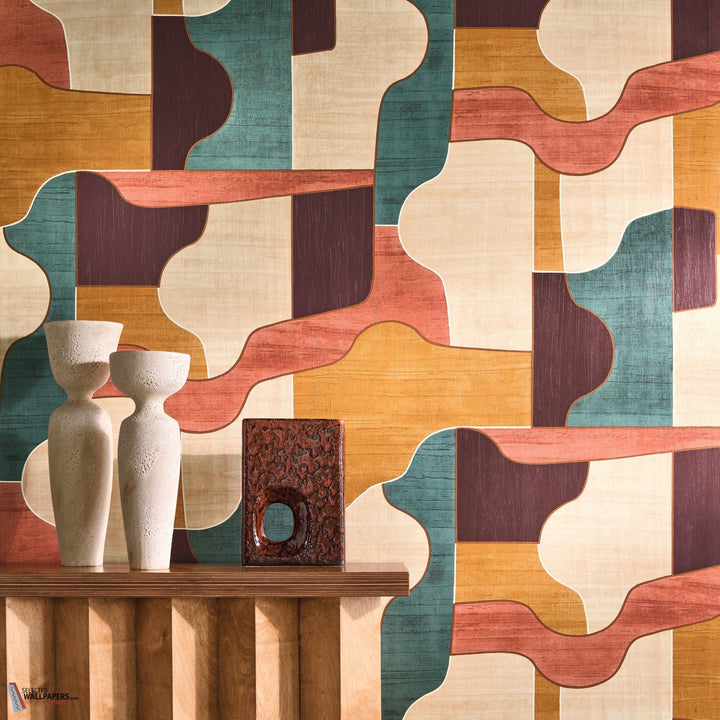 Modernismo behang-Casamance-wallpaper-tapete-Selected-Wallpapers-Interiors