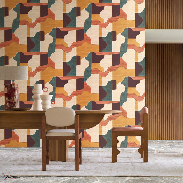 Modernismo behang-Casamance-wallpaper-tapete-Selected-Wallpapers-Interiors