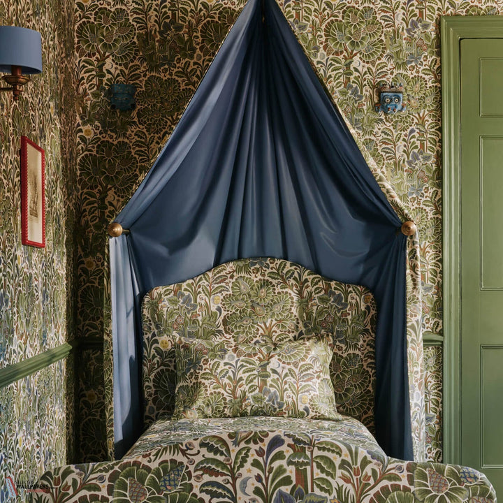 Moon Garden stof-House of Hackney-wallpaper-tapete-Selected-Wallpapers-Interiors