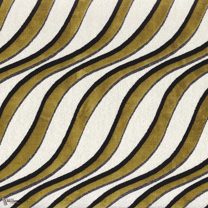 Moretta stof-Casamance-fabric-Noir Olive-Meter (M1)-Selected-Wallpapers-Interiors