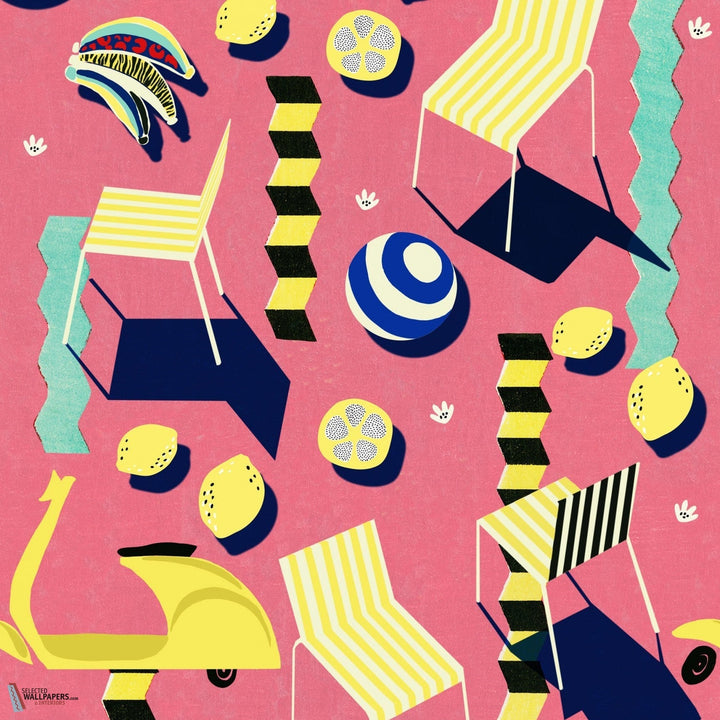 Moto Bello-Mind the Gap-behang-tapete-wallpaper-Pink-300 cm (standaard)-Selected-Wallpapers-Interiors