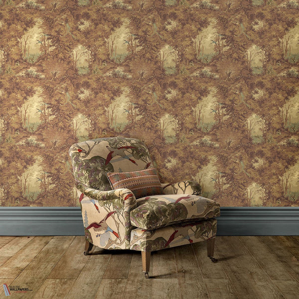 Mulberry Woodland behang-Mulberry-wallpaper-tapete-Selected-Wallpapers-Interiors