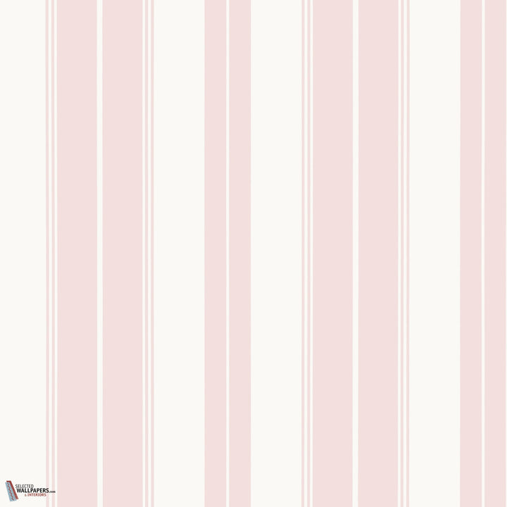 Norfolk Stripe behang-Thibaut-wallpaper-tapete-Pink-Rol-Selected-Wallpapers-Interiors