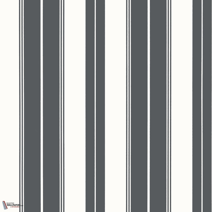 Norfolk Stripe behang-Thibaut-wallpaper-tapete-Charcoal Black-Rol-Selected-Wallpapers-Interiors