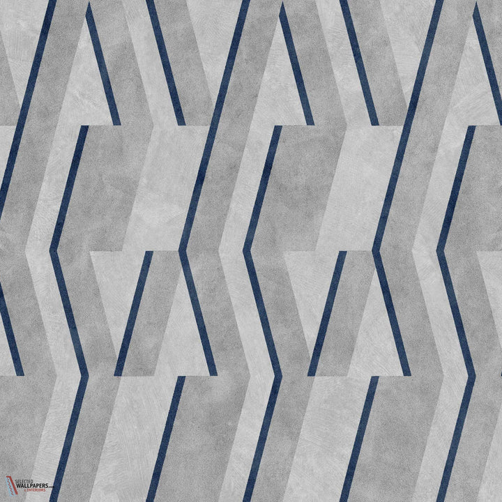 Parallels behang-Coordonne-wallpaper-tapete-Navy-Non Woven-Selected-Wallpapers-Interiors