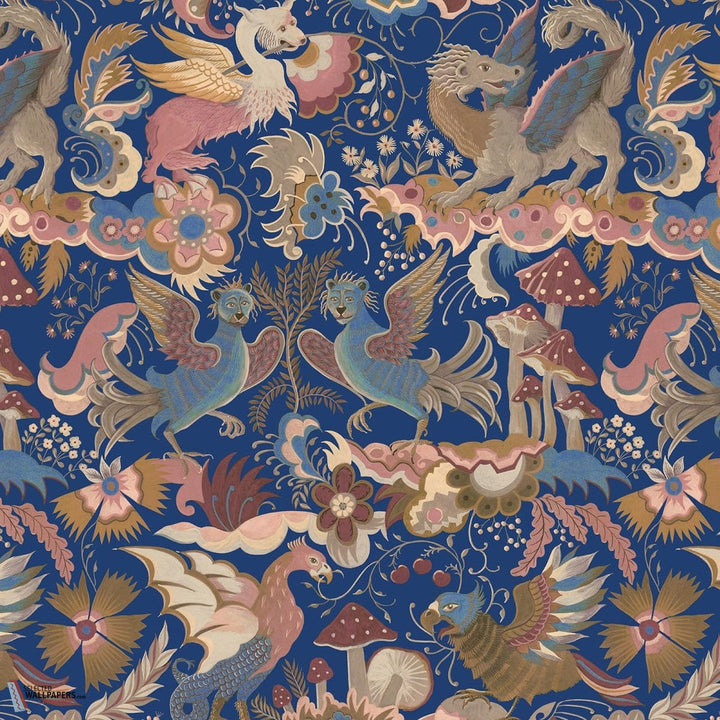 Phantasia-House of Hackney-behang-tapete-wallpaper-Sapphire-200 cm-Selected-Wallpapers-Interiors