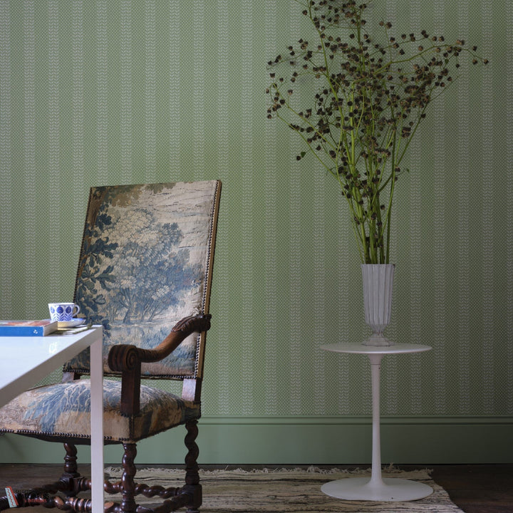 Polka Sprig behang-Farrow & Ball-wallpaper-tapete-Selected-Wallpapers-Interiors