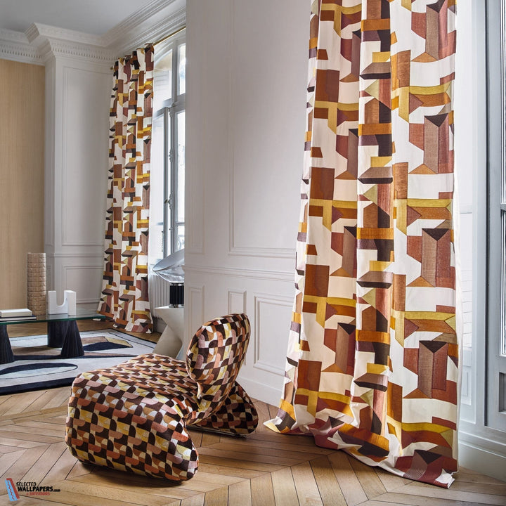 Polychromie stof-Casamance-Kissen-Cushion-Selected Interiors