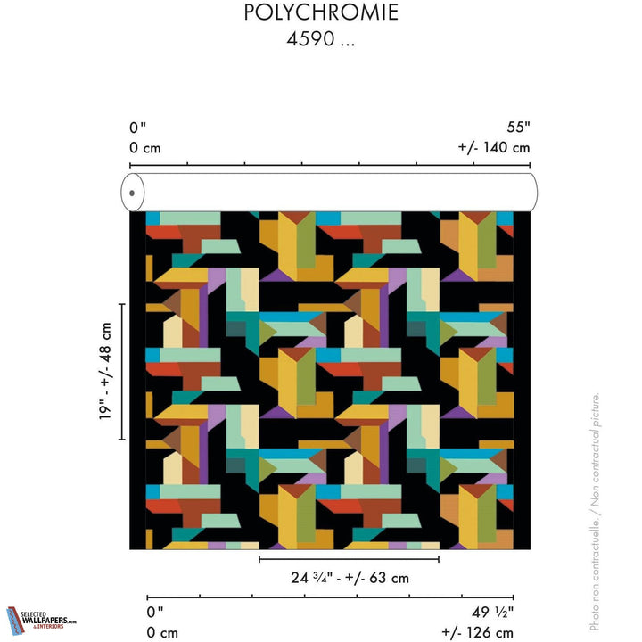 Polychromie stof-Casamance-Kissen-Cushion-Selected Interiors