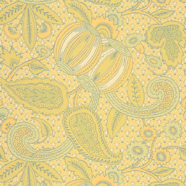 Pomegranate-behang-Tapete-Little Greene-Citron-Rol-0245POCITRO-Selected Wallpapers