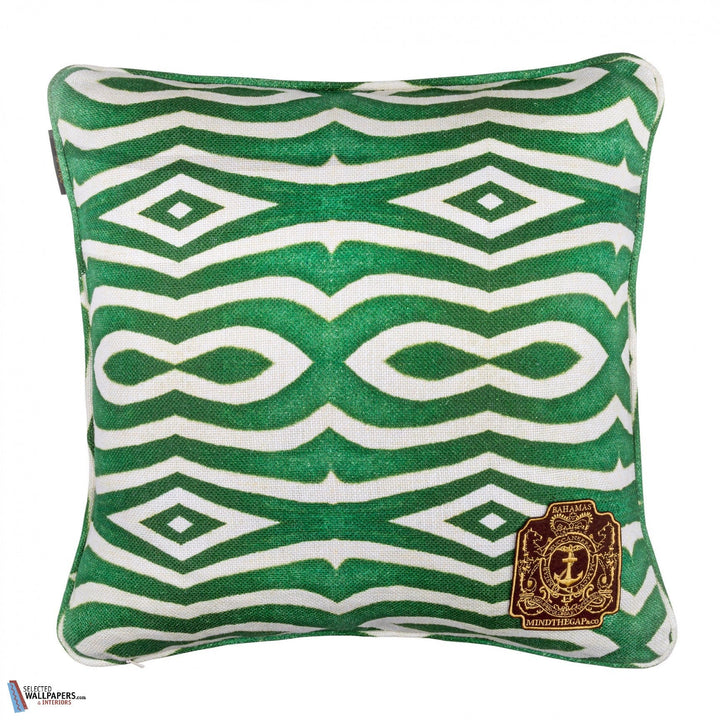 Riverside Linen Kussen-Kussen-Mind the Gap-Kissen-Cushion-Green/White-50 x 50 cm-Selected Interiors