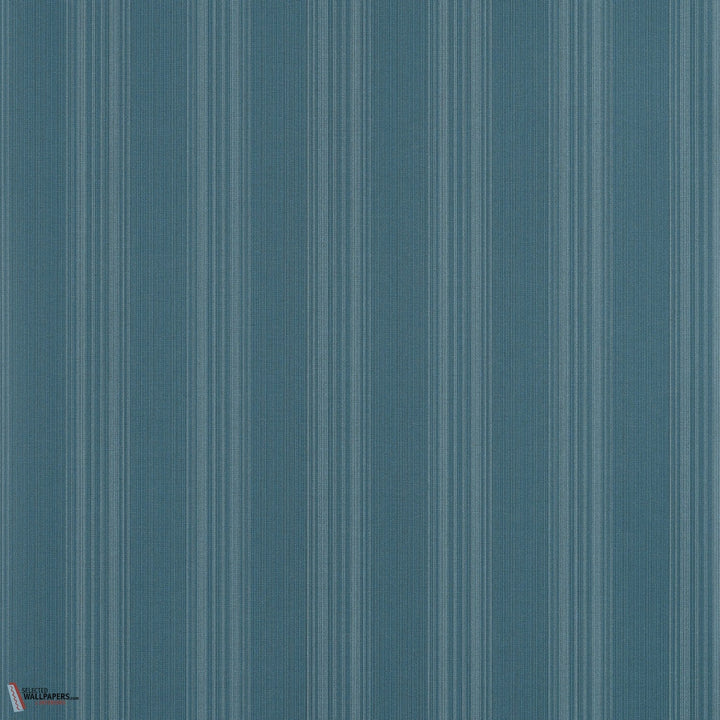 Scarlet Stripe behang-Thibaut-wallpaper-tapete-Peacock Blue-Rol-Selected-Wallpapers-Interiors