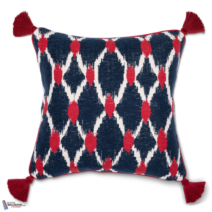 Seebensee Kussen-Kussen-Mind the Gap-Kissen-Cushion-Blue/Red-50 x 50 cm-Selected Interiors