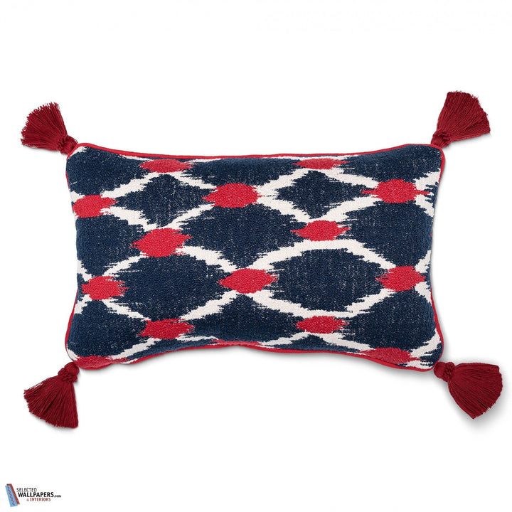 Seebensee Kussen-Kussen-Mind the Gap-Kissen-Cushion-Blue/Red-50 x 30 cm-Selected Interiors