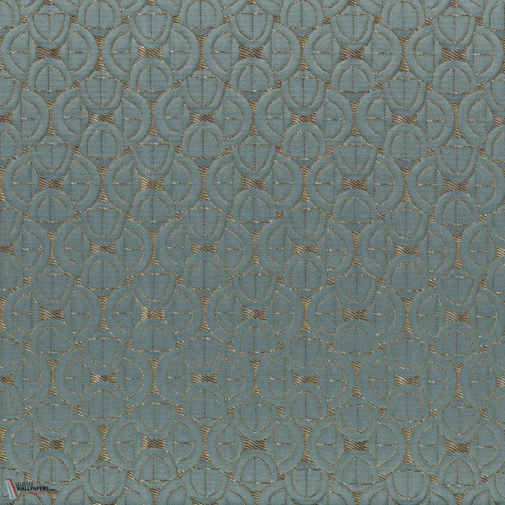 Serlio stof-Casamance-fabric-Bleu Nordique-Meter (M1)-Selected-Wallpapers-Interiors