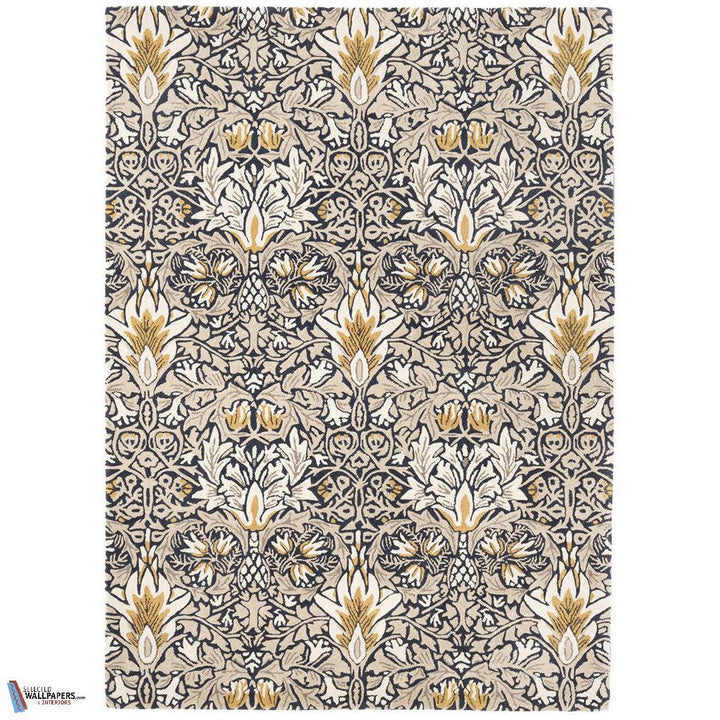 Snakeshead vloerkleed-Vloerkleed-Rug-Teppich-Morris & Co-Indigo-140 x 200 cm-127208140200-Selected Interiors