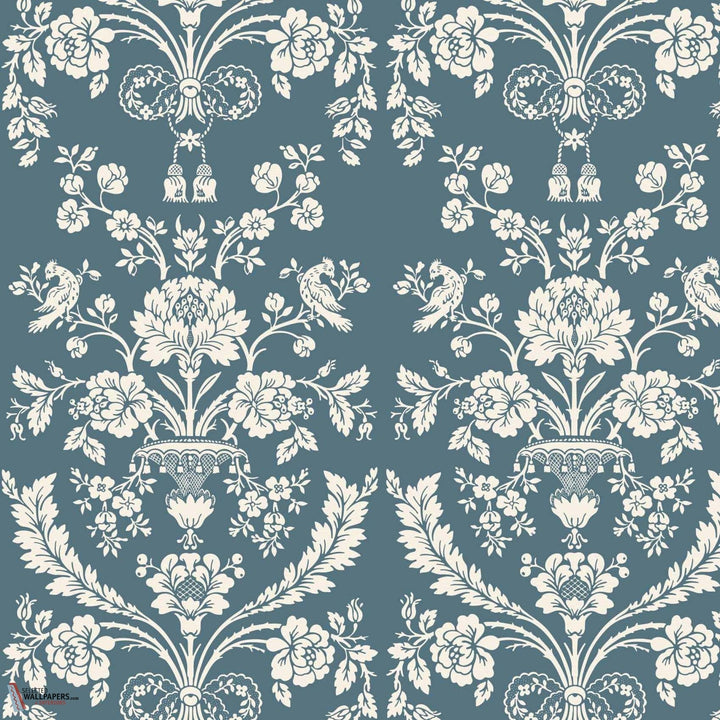 St Antoine-Behang-Tapete-Farrow & Ball-Glaydon Blue-Rol-BP947-Selected Wallpapers