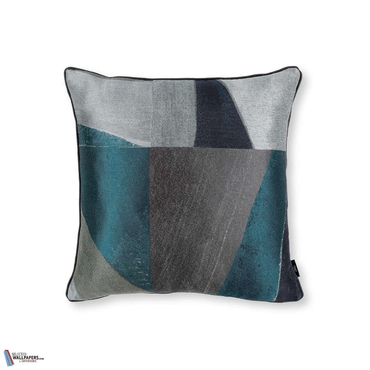 Tabala Kussen-Black Edition-Kissen-Cushion-Teal-50 x 50 cm-Selected Interiors