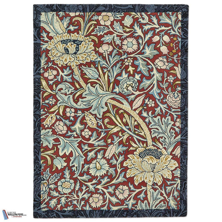 Trent vloerkleed-Vloerkleed-Rug-Teppich-Morris & Co-Madder Red/Blue-140 x 200 cm-127510140200-Selected Interiors