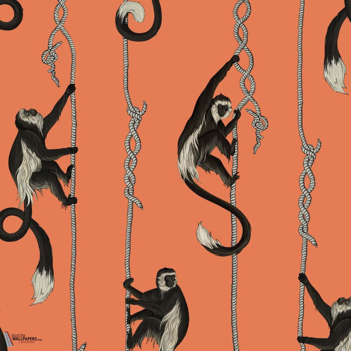 Troop-House of Hackney-behang-tapete-wallpaper-Salamander Orange-200 cm-Selected-Wallpapers-Interiors