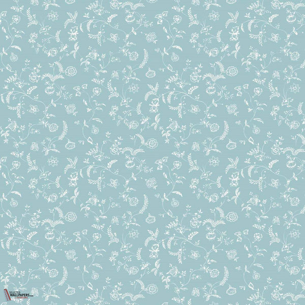 Uppark-Behang-Tapete-Farrow & Ball-Blue Ground-Rol-BP553-Selected Wallpapers