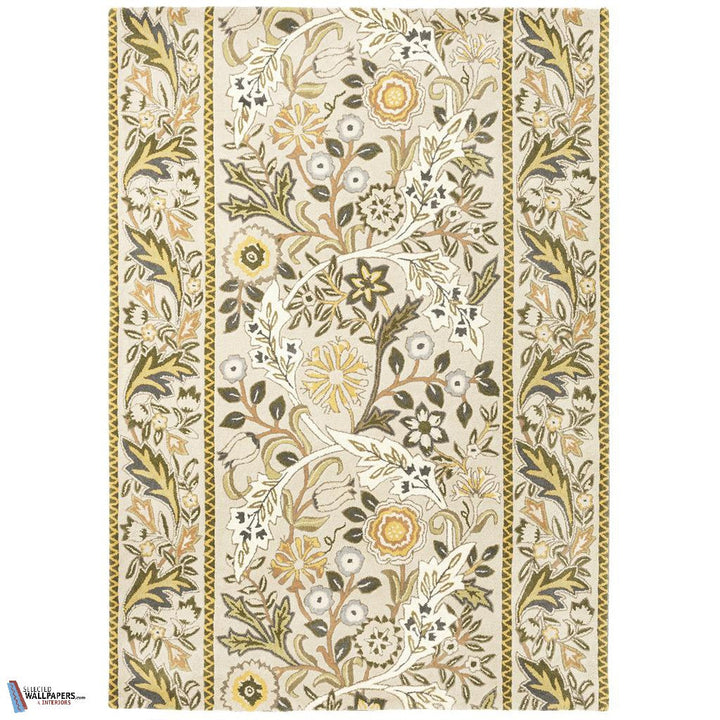 Wilhelmina vloerkleed-Vloerkleed-Rug-Teppich-Morris & Co-Linen/Mustard-140 x 200 cm-127401140200-Selected Interiors