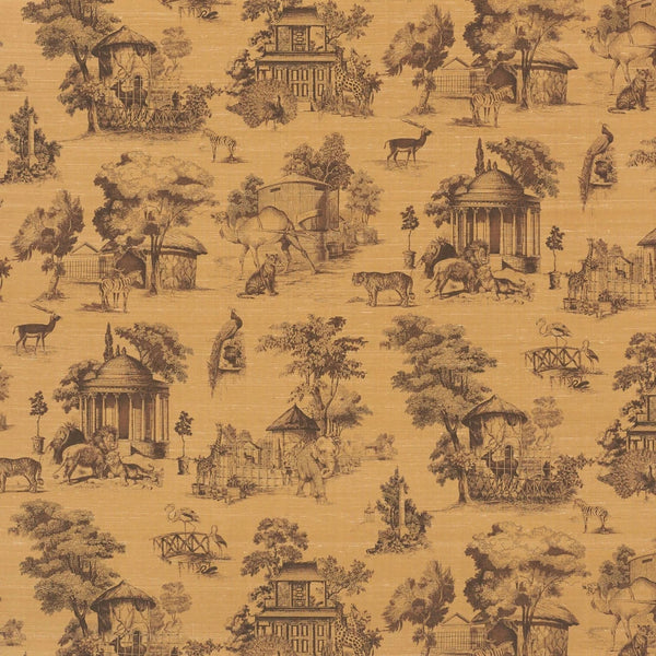 La Menagerie behang-behang-Braquenie-Dore-Meter (M1)-Selected Wallpapers &amp; Interiors