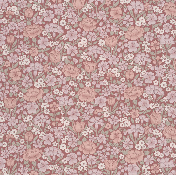 Spring Flowers behang-behang-Little Greene-Blush-Rol-Selected Wallpapers &amp; Interiors