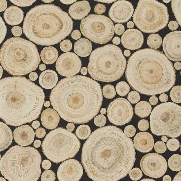 Alnwick Logs-behang-Tapete-Sanderson-Black-Rol-216510-Selected Wallpapers