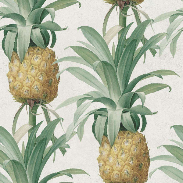 Ananas-behang-Tapete-Mind the Gap-Multicolor-300 cm (standaard)-WP20090-Selected Wallpapers