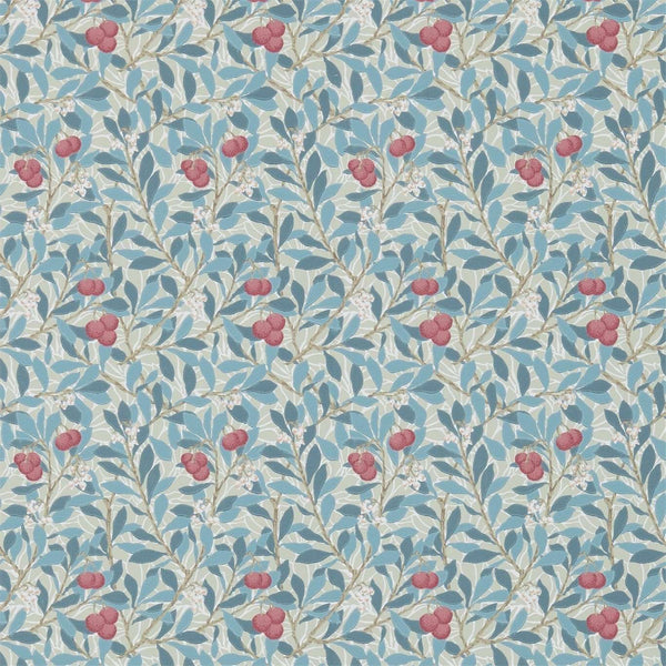 Arbutus-behang-Tapete-Morris & Co-Woad/Russet-Rol-214718-Selected Wallpapers