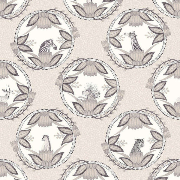 Ardmore Cameos-Behang-Tapete-Cole & Son-Grey-Rol-109/9044-Selected Wallpapers