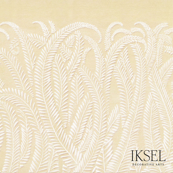 Art Deco Fern-Behang-Iksel-Chamois-225 cm-SC143_CS81-Selected Wallpapers