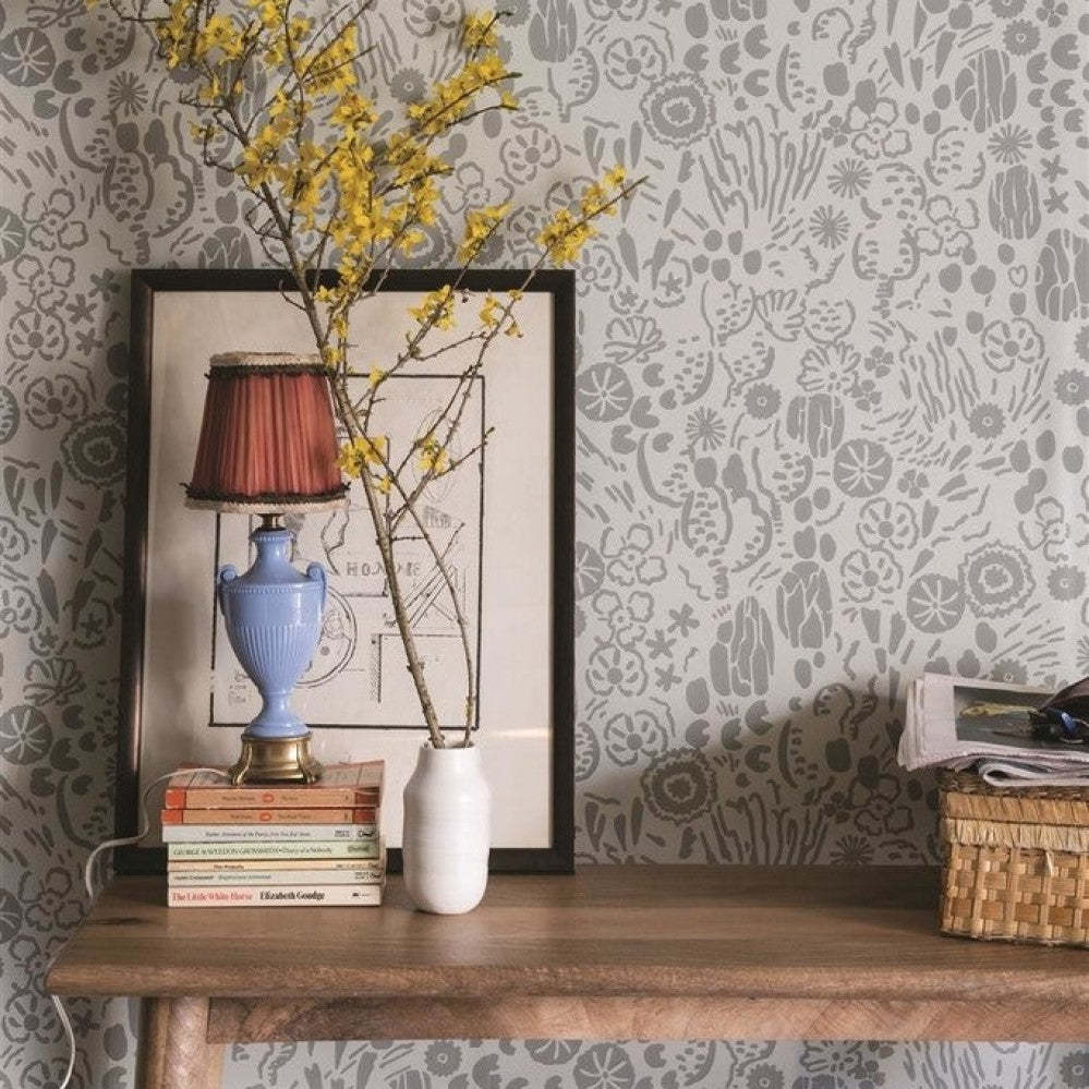 Farrow and Ball lotus wallpaper  Making a house our home