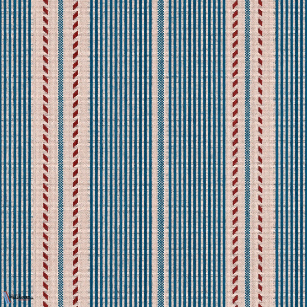 Berber Stripes-behang-Tapete-Mind the Gap-Blue-300 cm (standaard)-WP20757-Selected Wallpapers