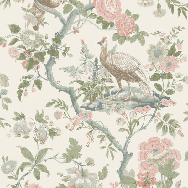 Broughton Rose-Behang-Tapete-GP&J Baker-Blush-Rol-BW45096.2-Selected Wallpapers