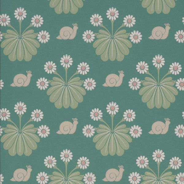 Burges Snail-Behang-Tapete-Little Greene-Ocean-Rol-0260BUOCEAN-Selected Wallpapers