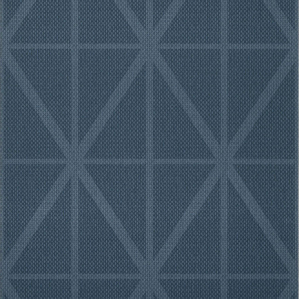 Café Weave Trellis-Behang-Tapete-Thibaut-Navy-Rol-T364-Selected Wallpapers