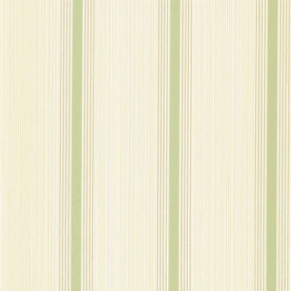 Cavendish Stripe-behang-Tapete-Little Greene-Brush Green-Rol-0286CVBRGRE-Selected Wallpapers