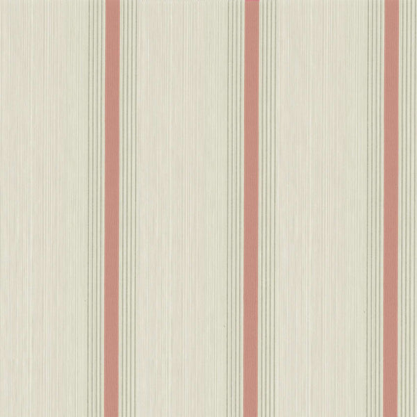 Cavendish Stripe-behang-Tapete-Little Greene-Brush Red-Rol-0286CVBRRED-Selected Wallpapers